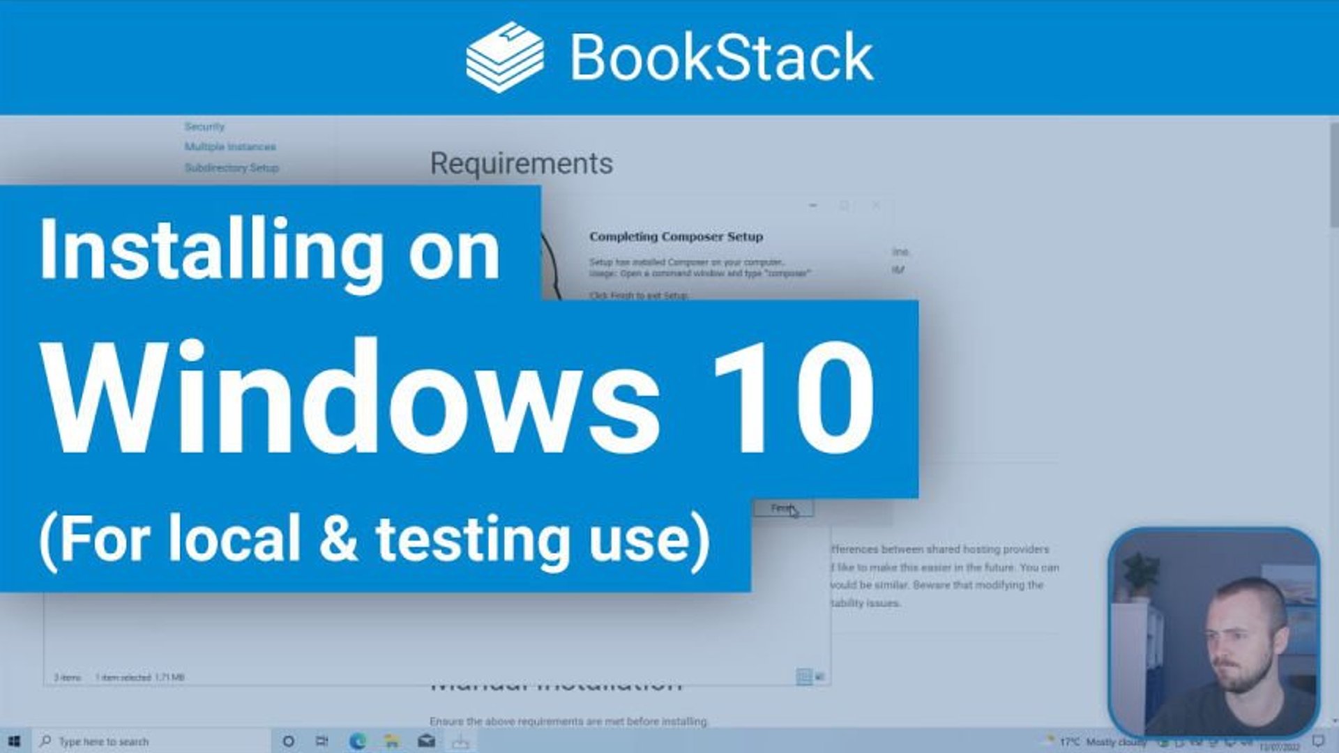 Manual BookStack Installation on Windows 10 - Foss.video