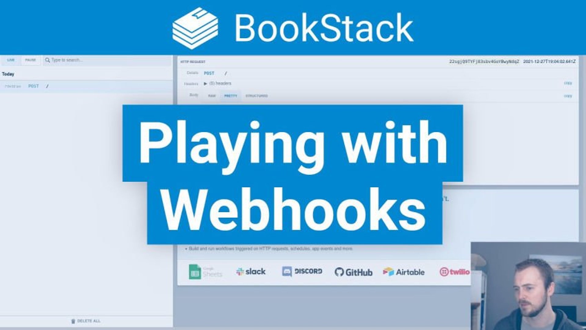 Playing with Webhooks in BookStack - Foss.video
