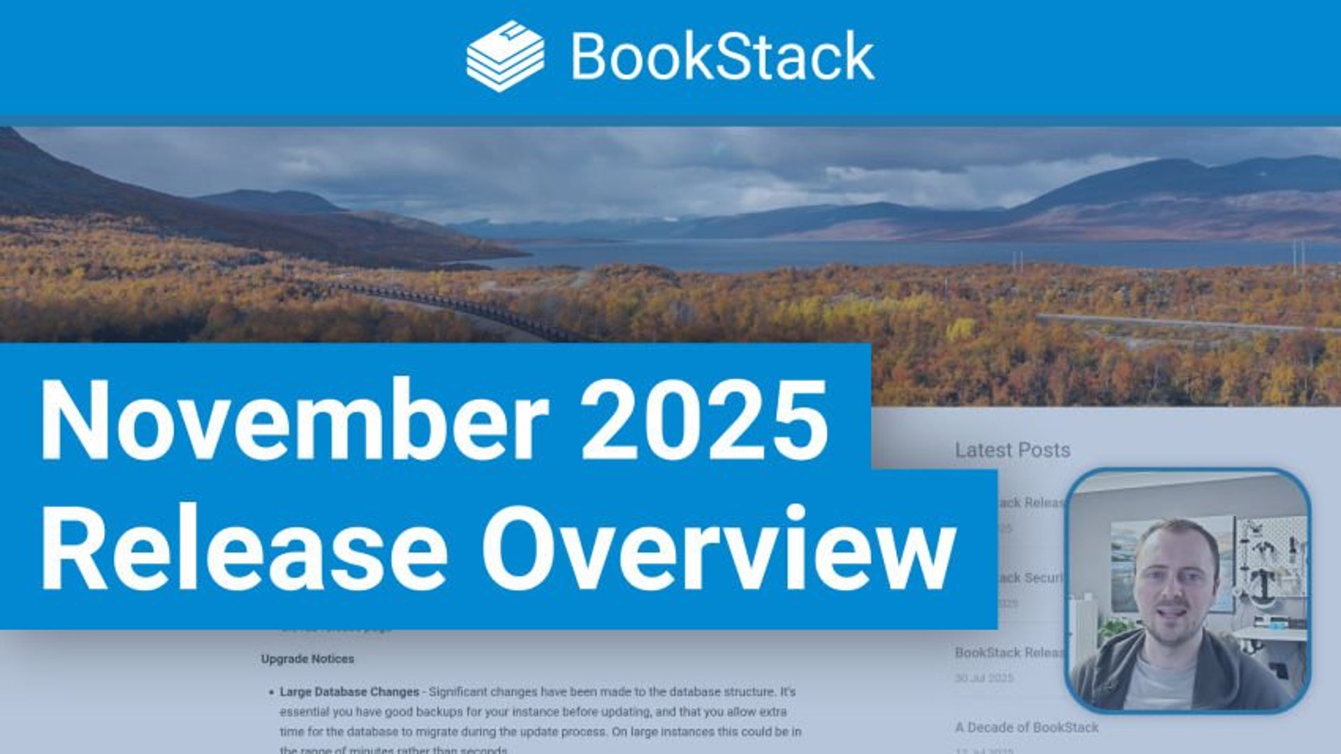 BookStack November 2025 Release Overview | v25.11 - Foss.video